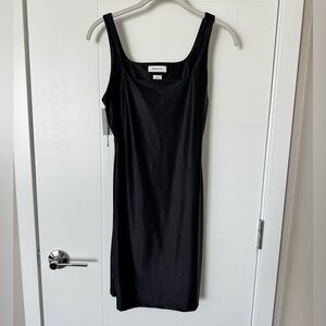 Aritzia Satinette Square neck Mini Dress